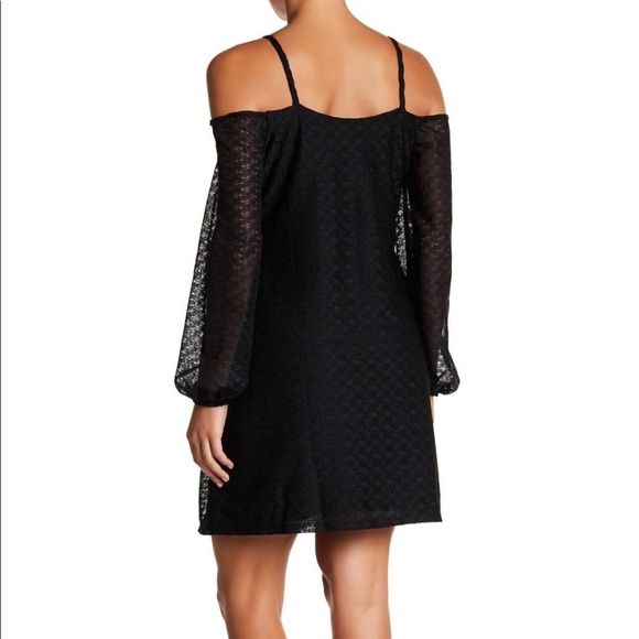 The Vanity  Room V-Neck Cold Shoulder Dress - Picture 2 of 7